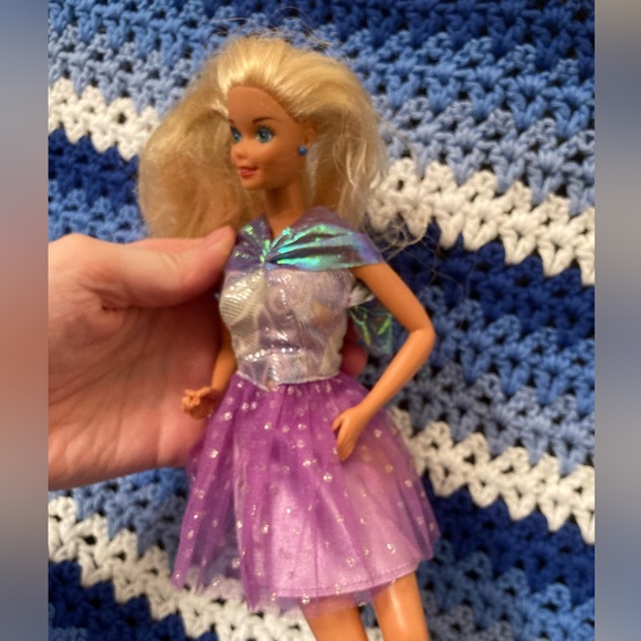 B1G2 - Vintage Superstar Barbie Doll Purple Dress TLC - Buy 1, Get 2 FREE - Picture 9 of 9